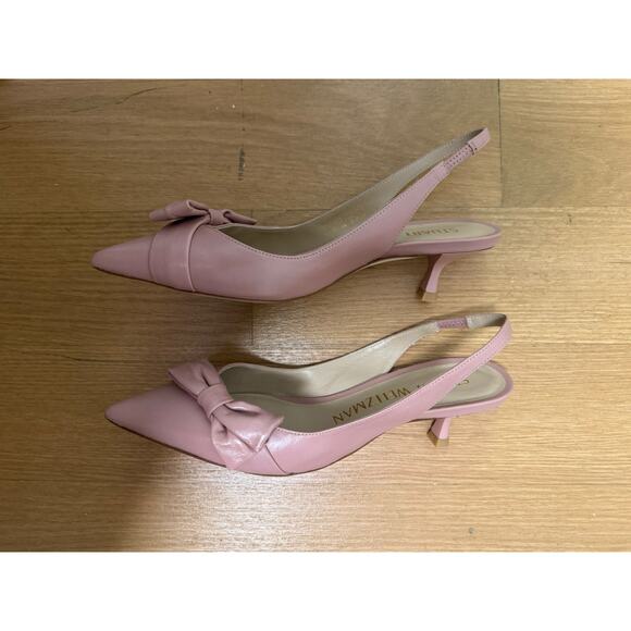 Stuart Weitzman Sofia Slingback in Clay Size 7.5 NWT MSRP: $495 - Picture 5 of 7